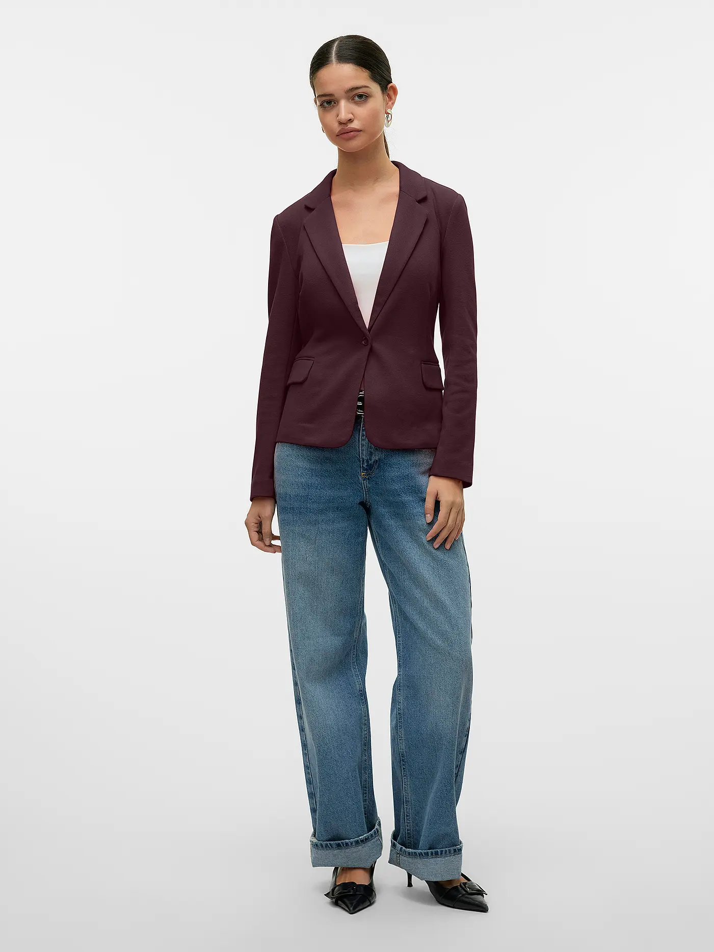 VERO MODA | Blazer VMJULIA | dunkelrot